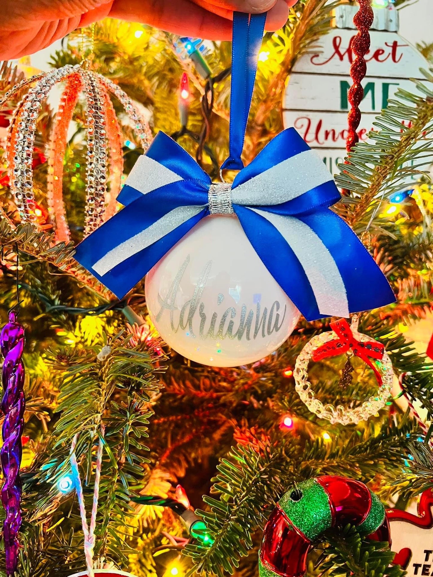 Custom Bulb Christmas Ornament