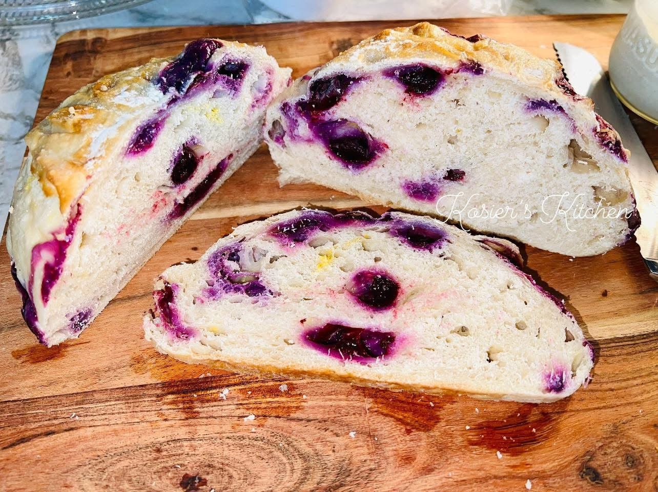 Lemon Blueberry Sourdough