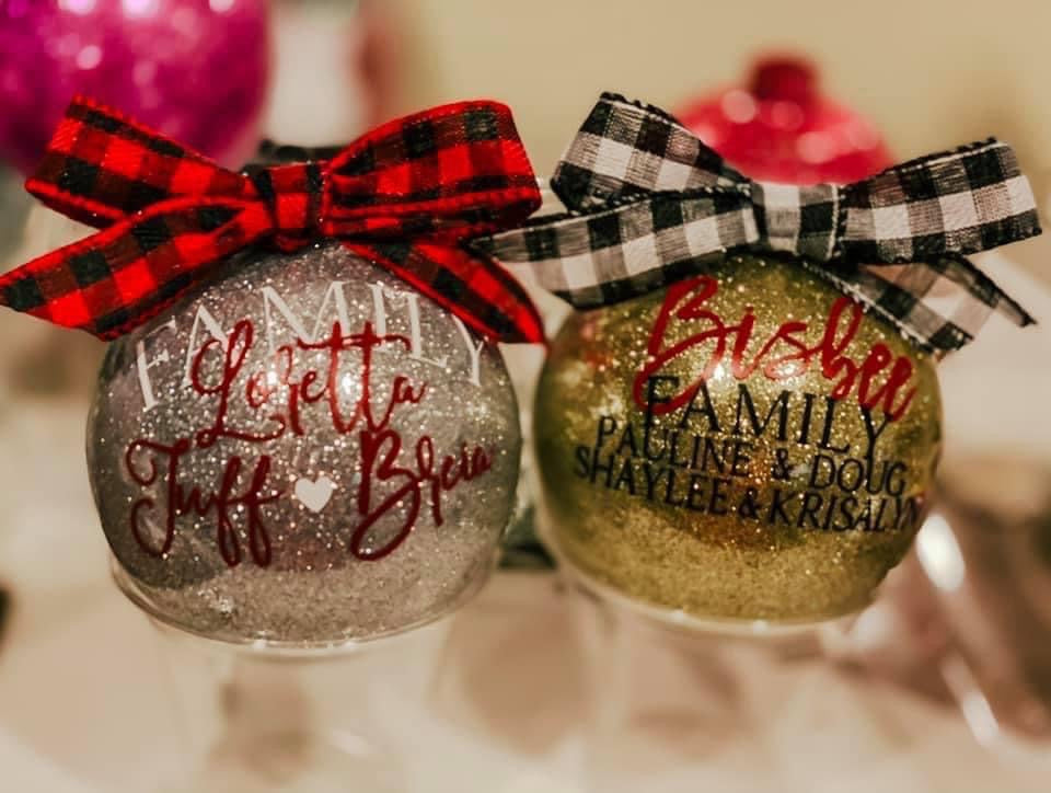 Custom Bulb Christmas Ornament