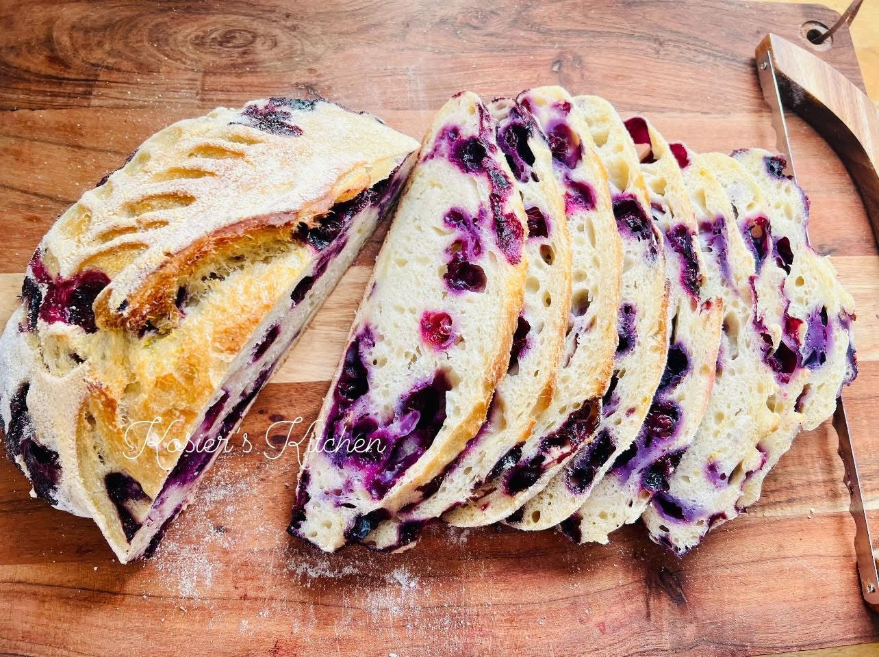 Lemon Blueberry Sourdough