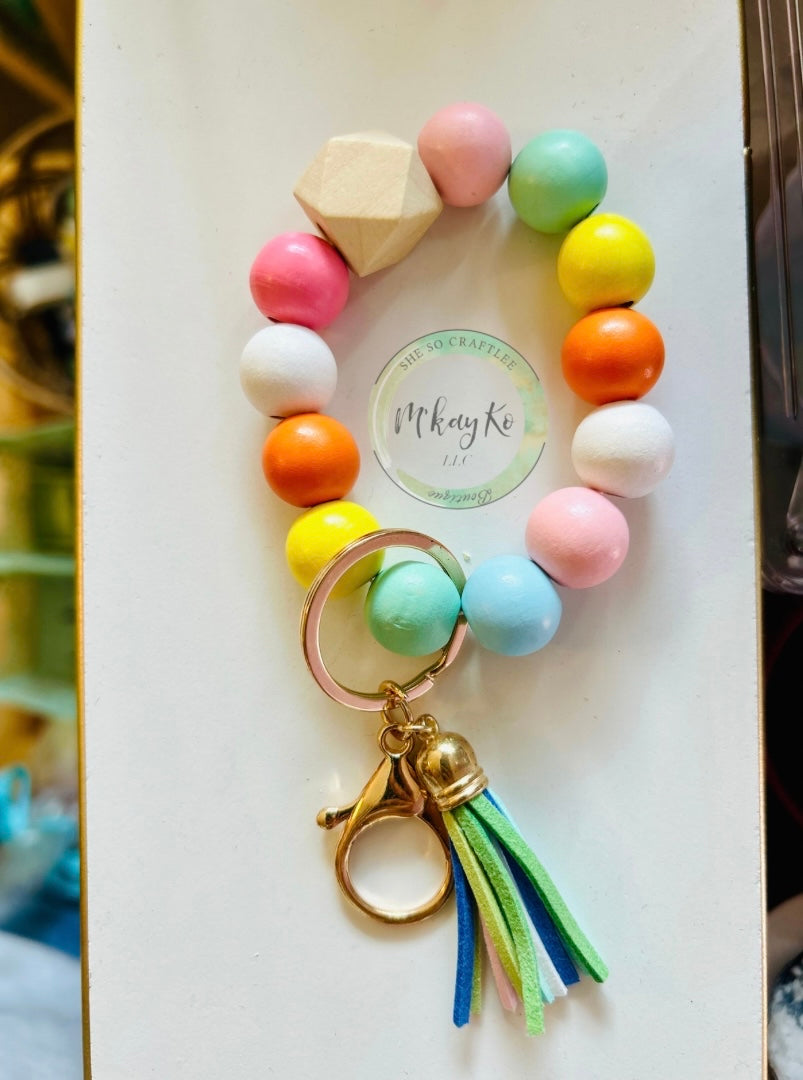 Wooden Bead Wristlets