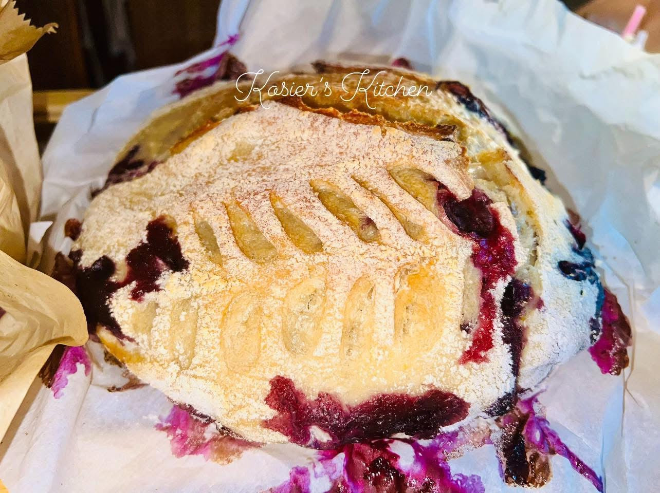 Lemon Blueberry Sourdough