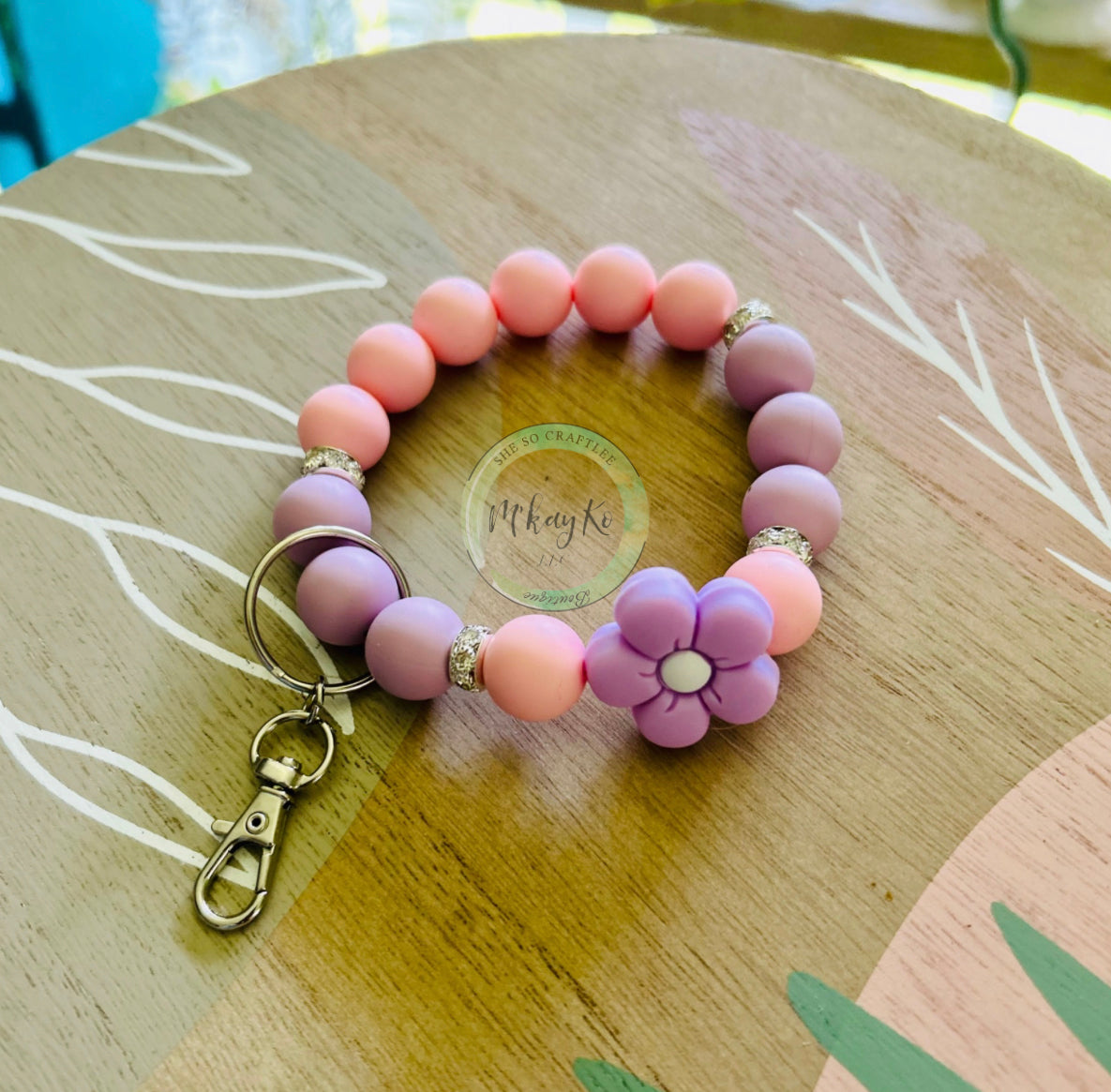 Silicone Bead Wristlet