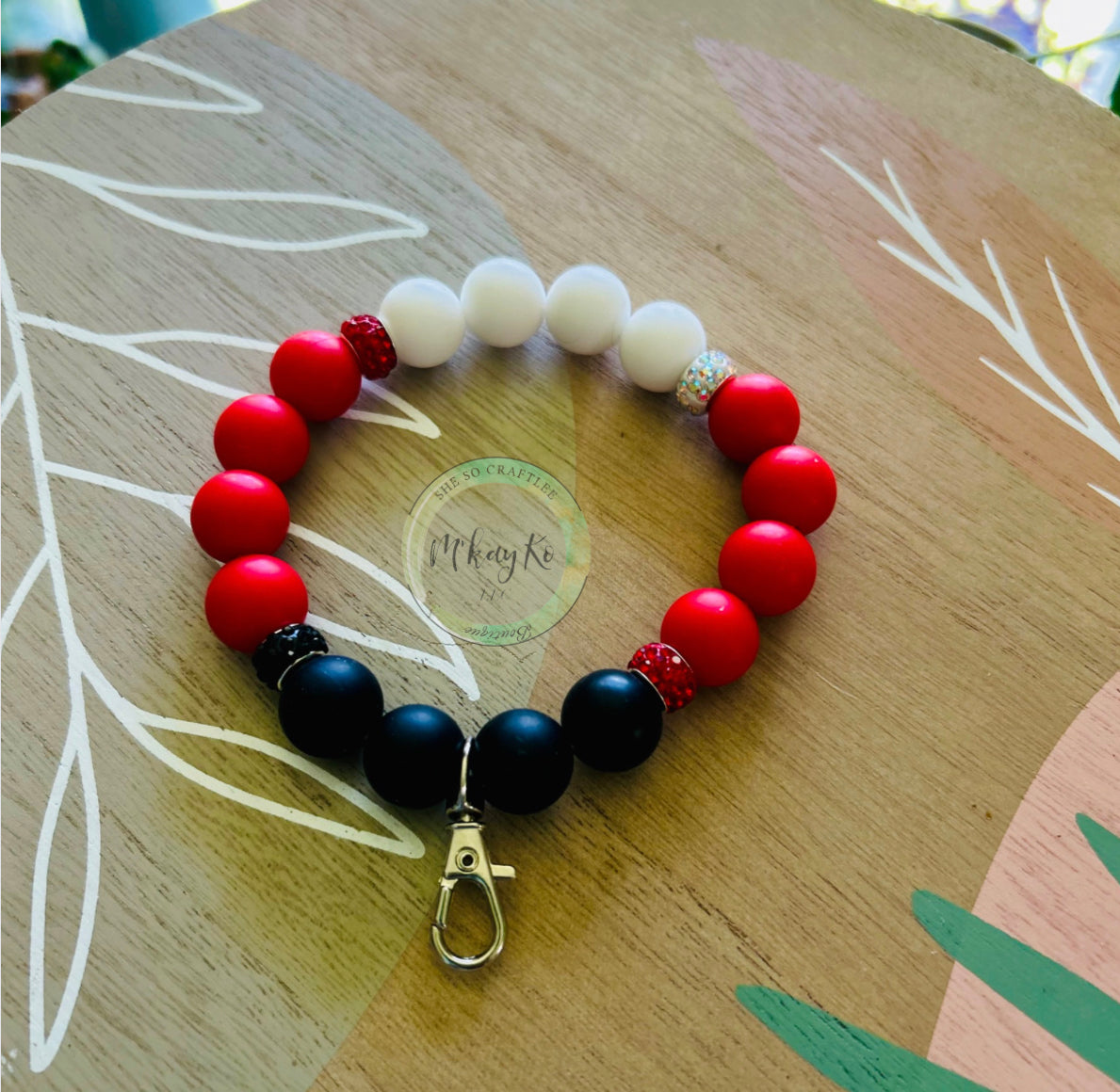 Silicone Bead Wristlet
