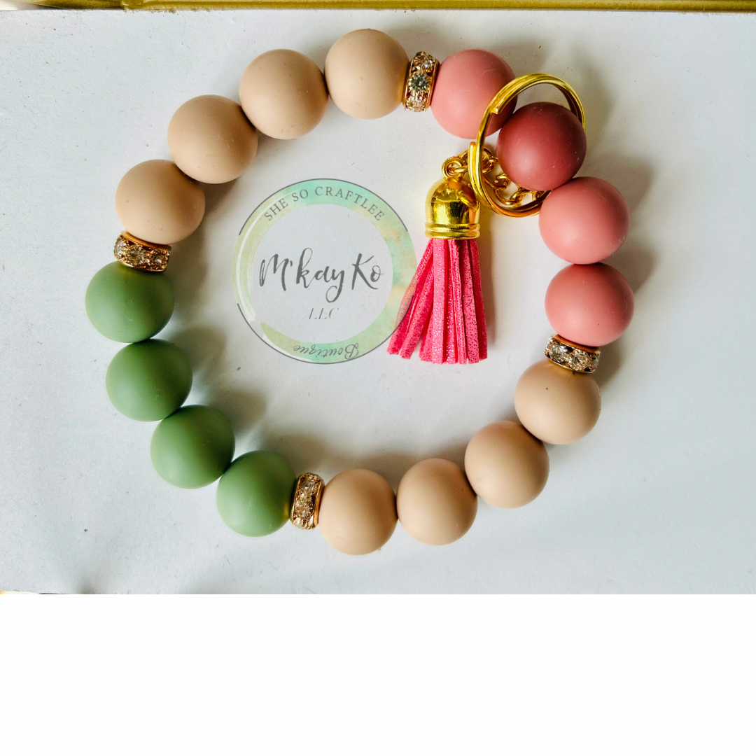 Silicone Bead Wristlet