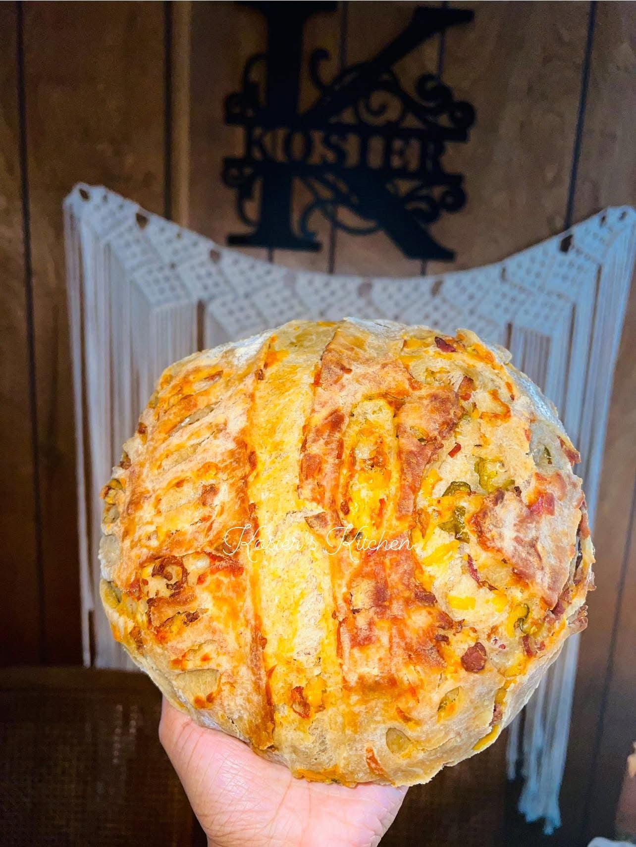 Bacon Cheddar JalapeñoSourdough