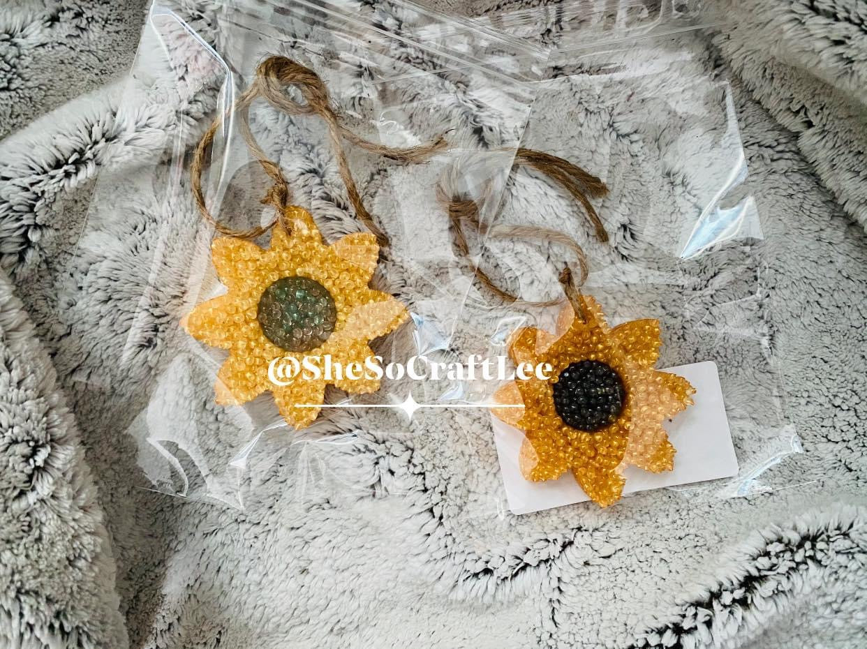 Simple Sunflower Freshie