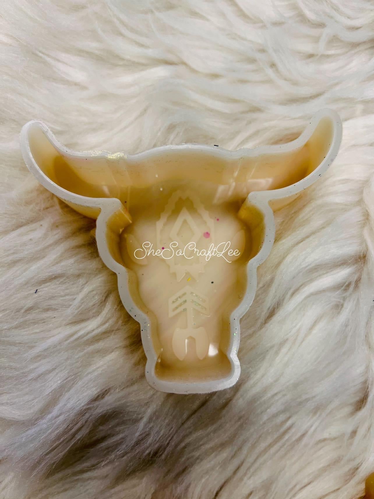 Aztec Bull Skull Freshie