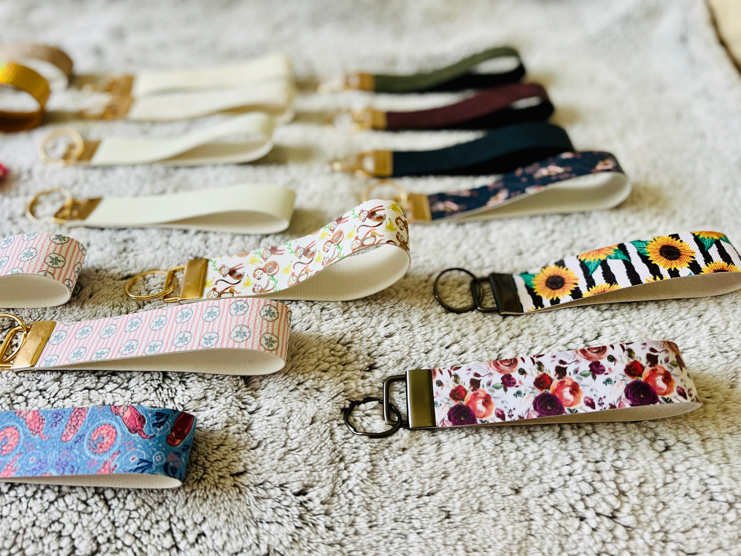 Faux Leather Wristlets