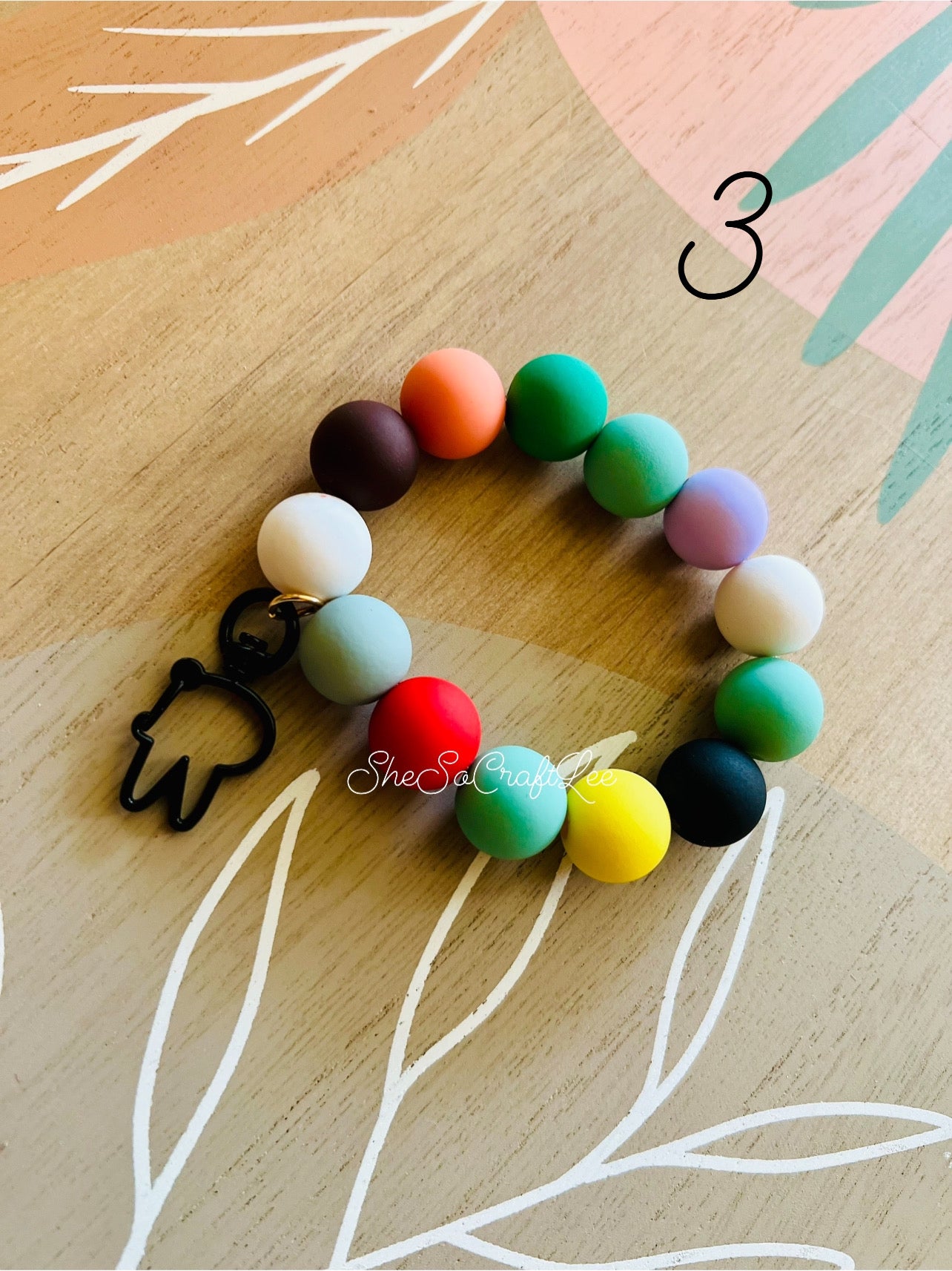 Silicone Bead Wristlet