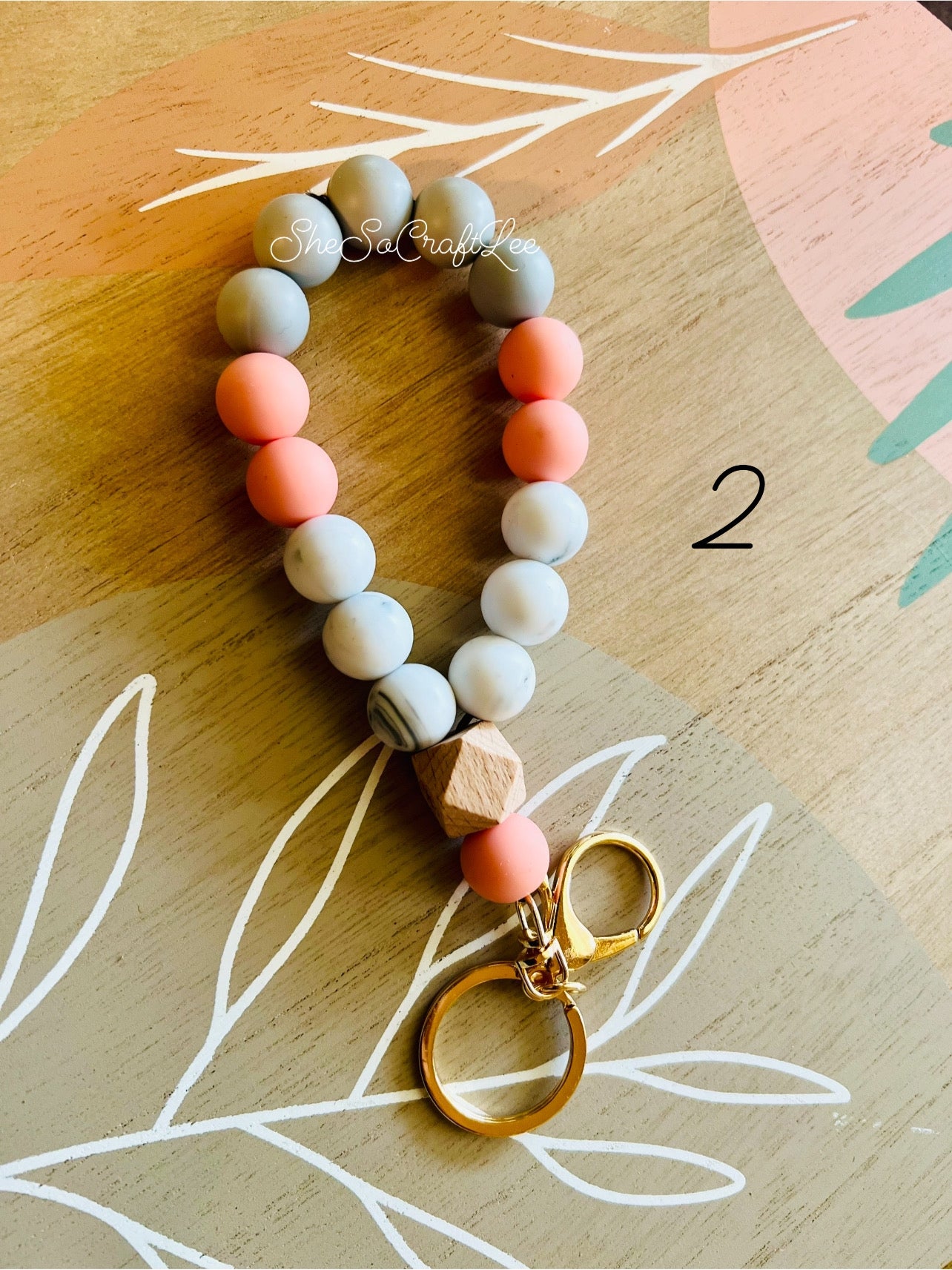 Silicone Bead Wristlet