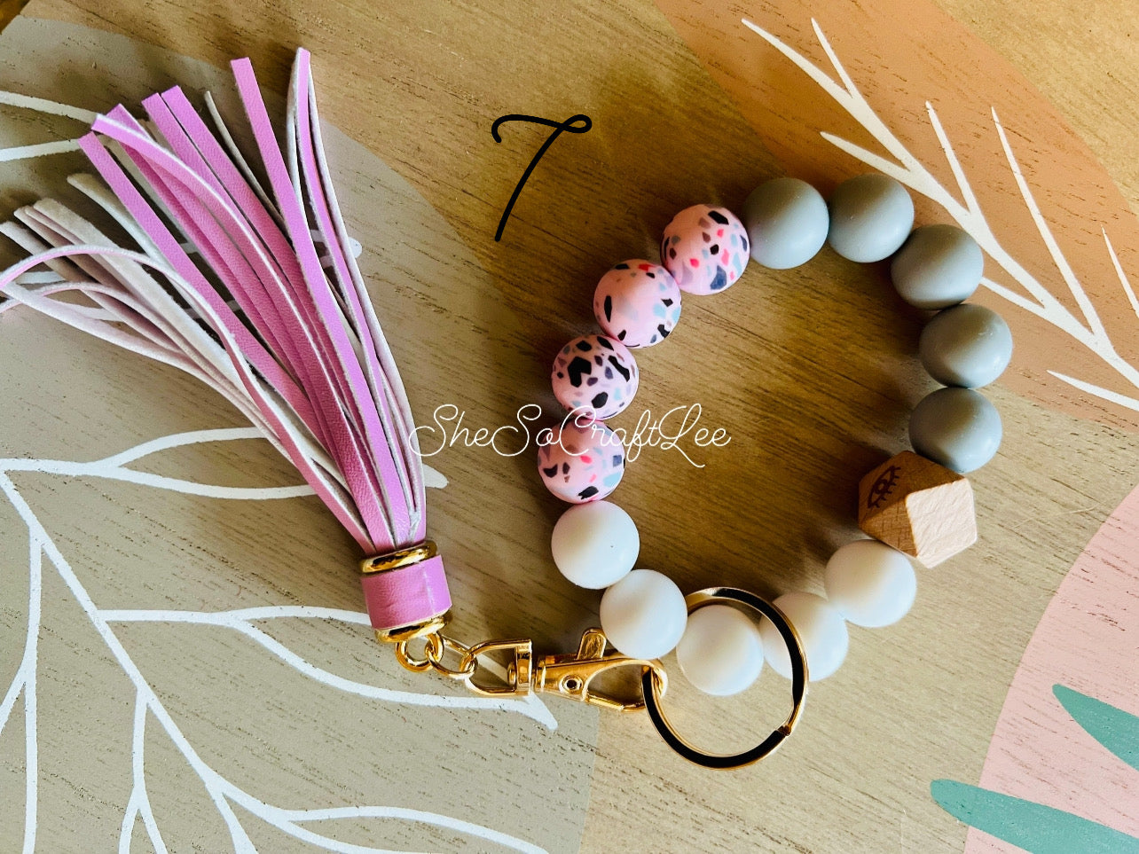 Silicone Bead Wristlet
