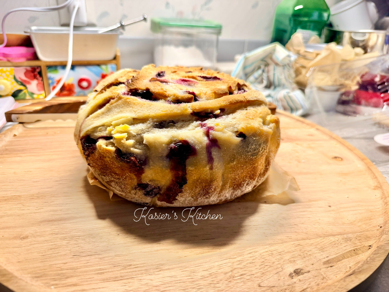 Lemon Blueberry & Cream Cheese Sourdough