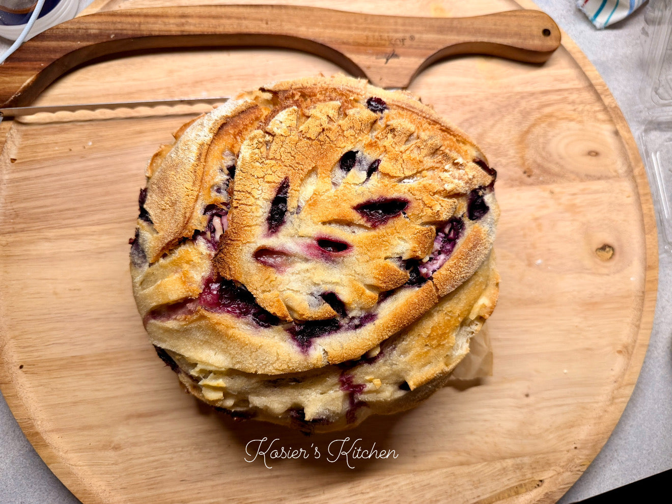 Lemon Blueberry & Cream Cheese Sourdough