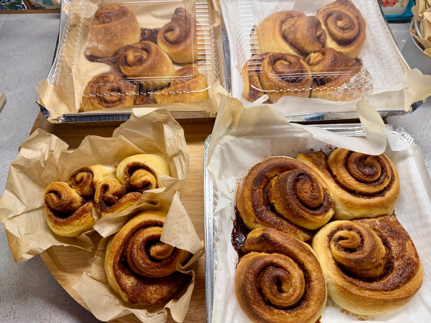 Pink & Cream Sourdough Cinnamon Rolls