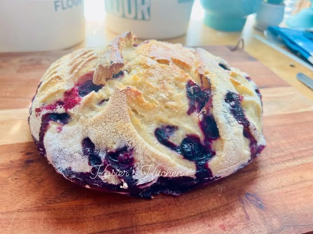 Lemon Blueberry Sourdough
