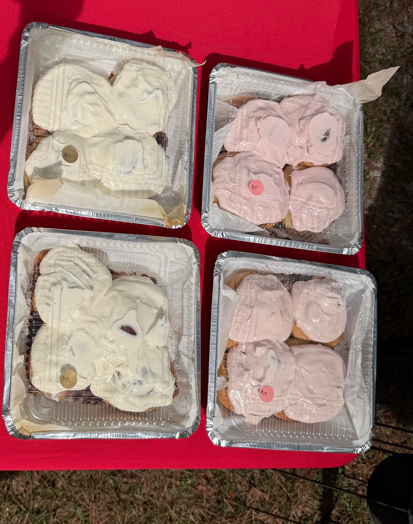 Pink & Cream Sourdough Cinnamon Rolls