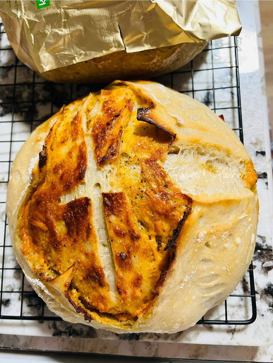 Garlic Herb & Cheese Sourdough