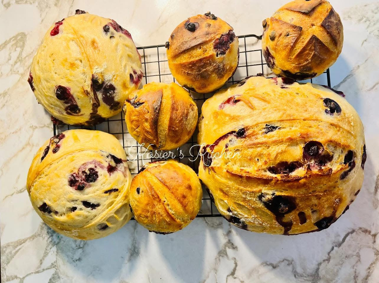 Lemon Blueberry Sourdough