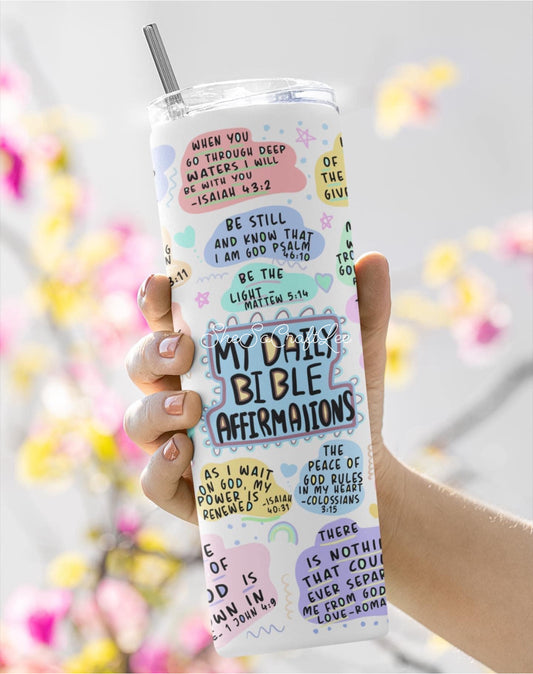 My Daily Bible Affirmations Tumbler