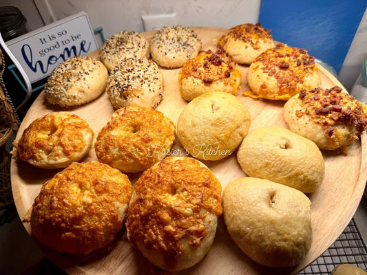Mini Sourdough Bagels