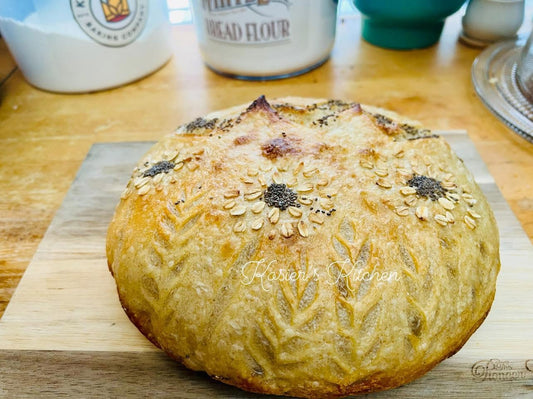 Honey Wheat & Oats Sourdough