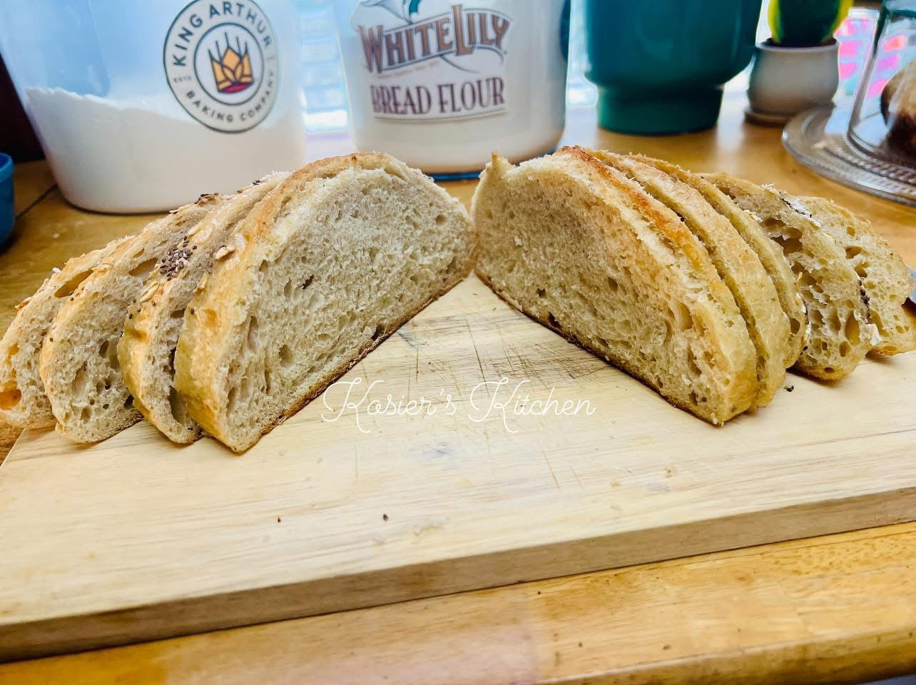 Honey Wheat & Oats Sourdough