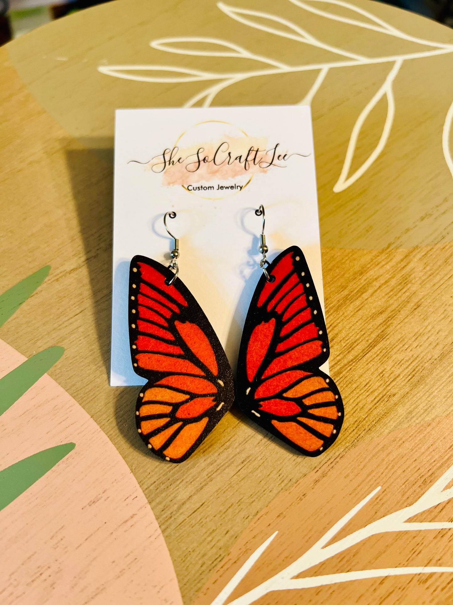 Monarch Butterfly Earrings