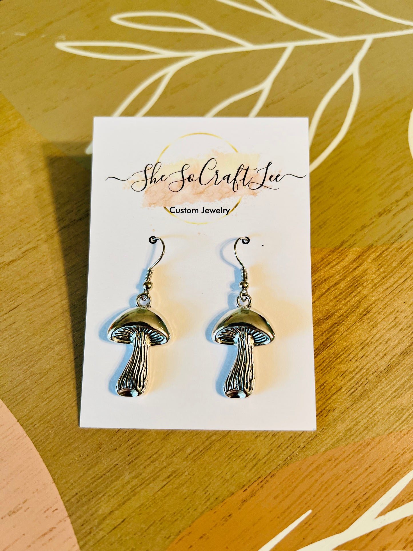 Mushroom Dangle Earrings