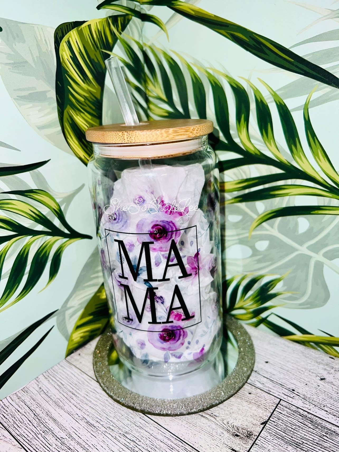 Mama 16oz Glass Can