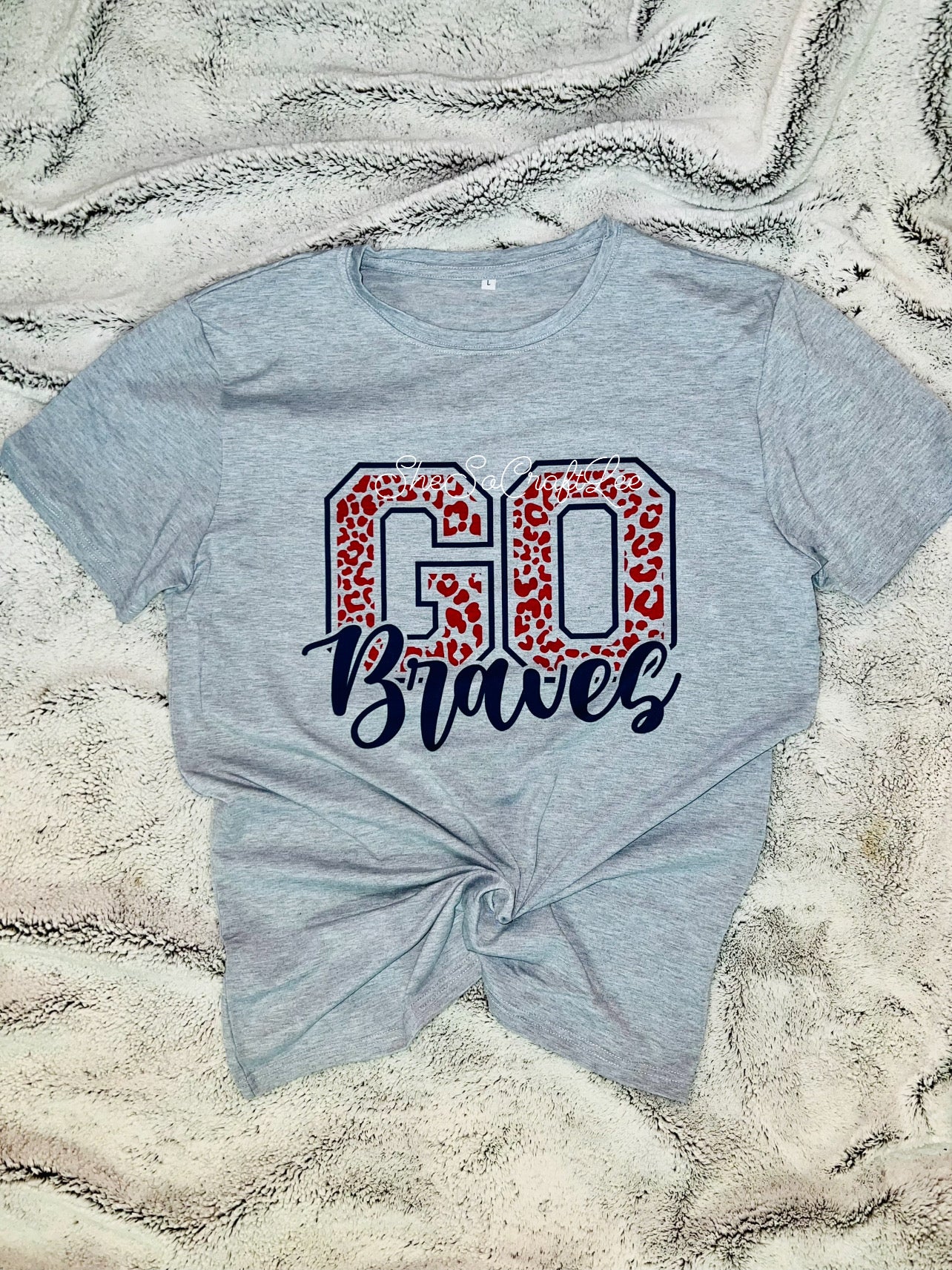 Go Braves Leopard Tee