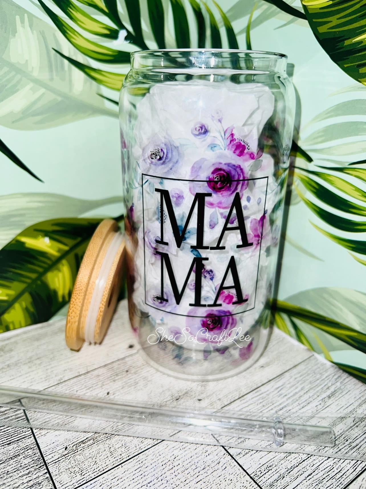 Mama 16oz Glass Can