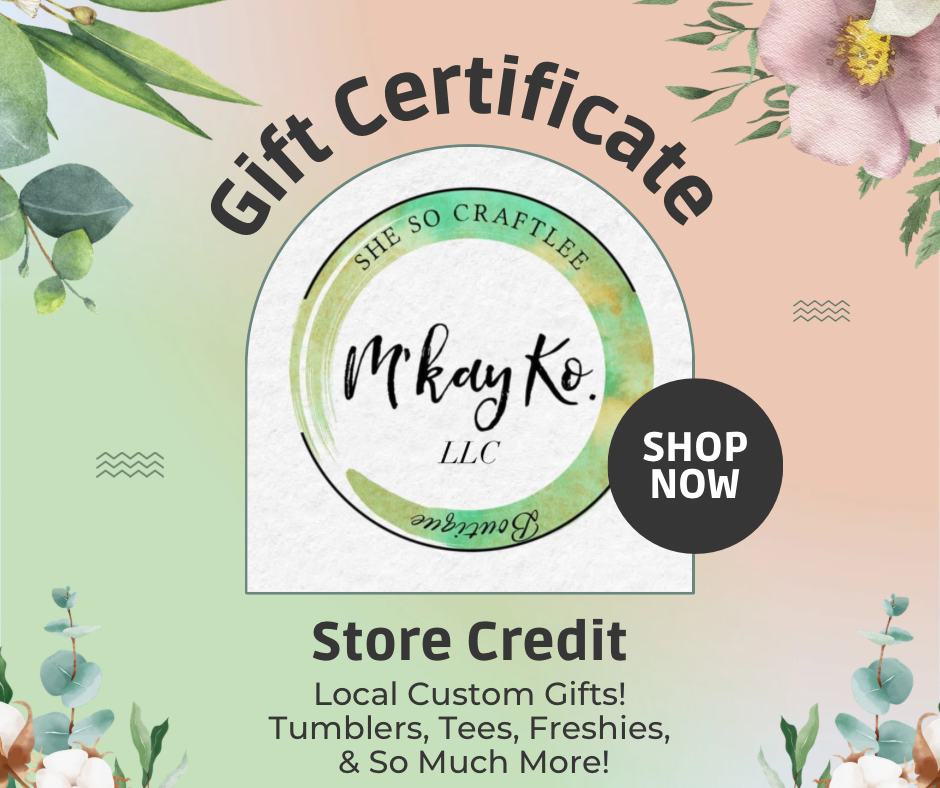 SheSoCraftLeeSpecial Gift Certificate